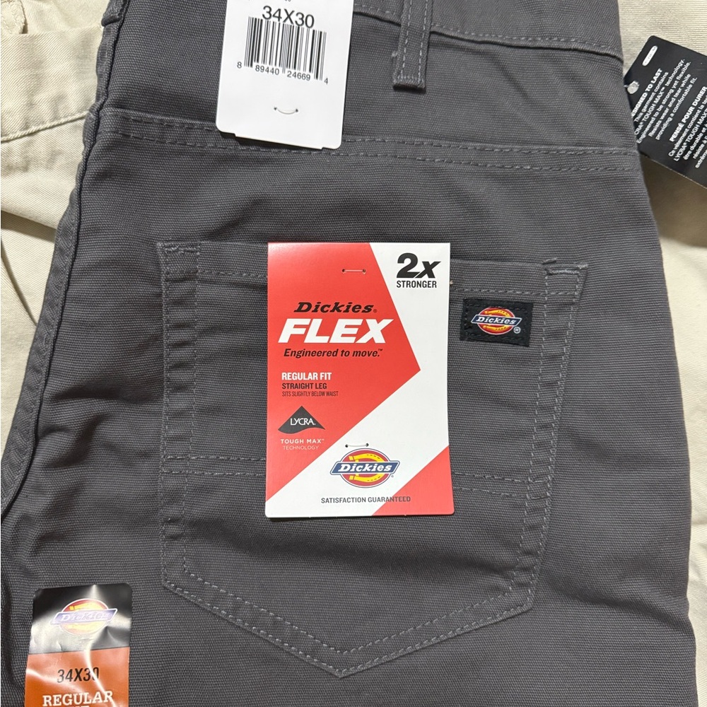 Dickies Flex Charcoal Regular Fit Trousers
